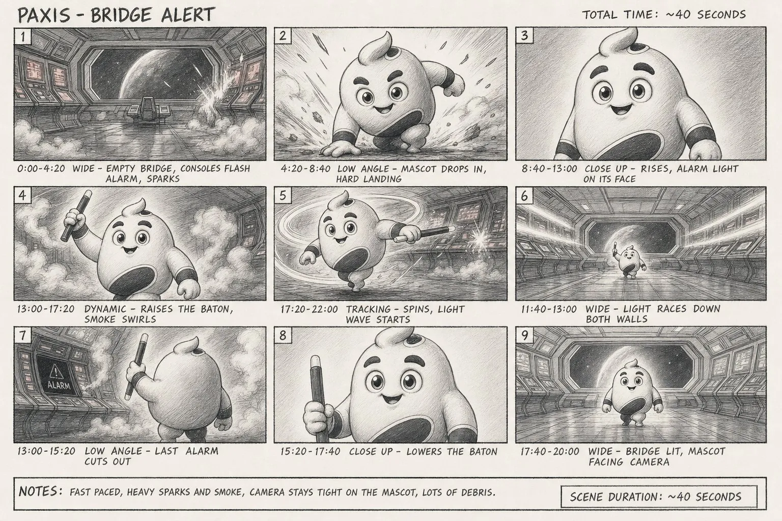 Storyboard sheet