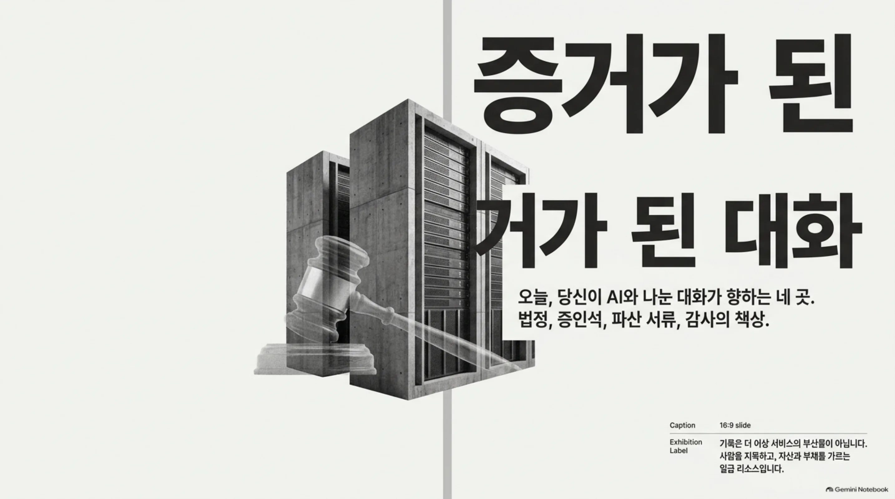 conversation-becomes-evidence 슬라이드 1