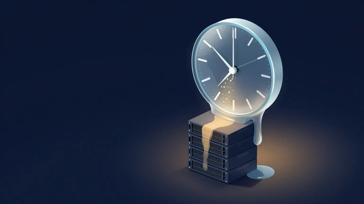 An illustration of the concept of one month becoming money