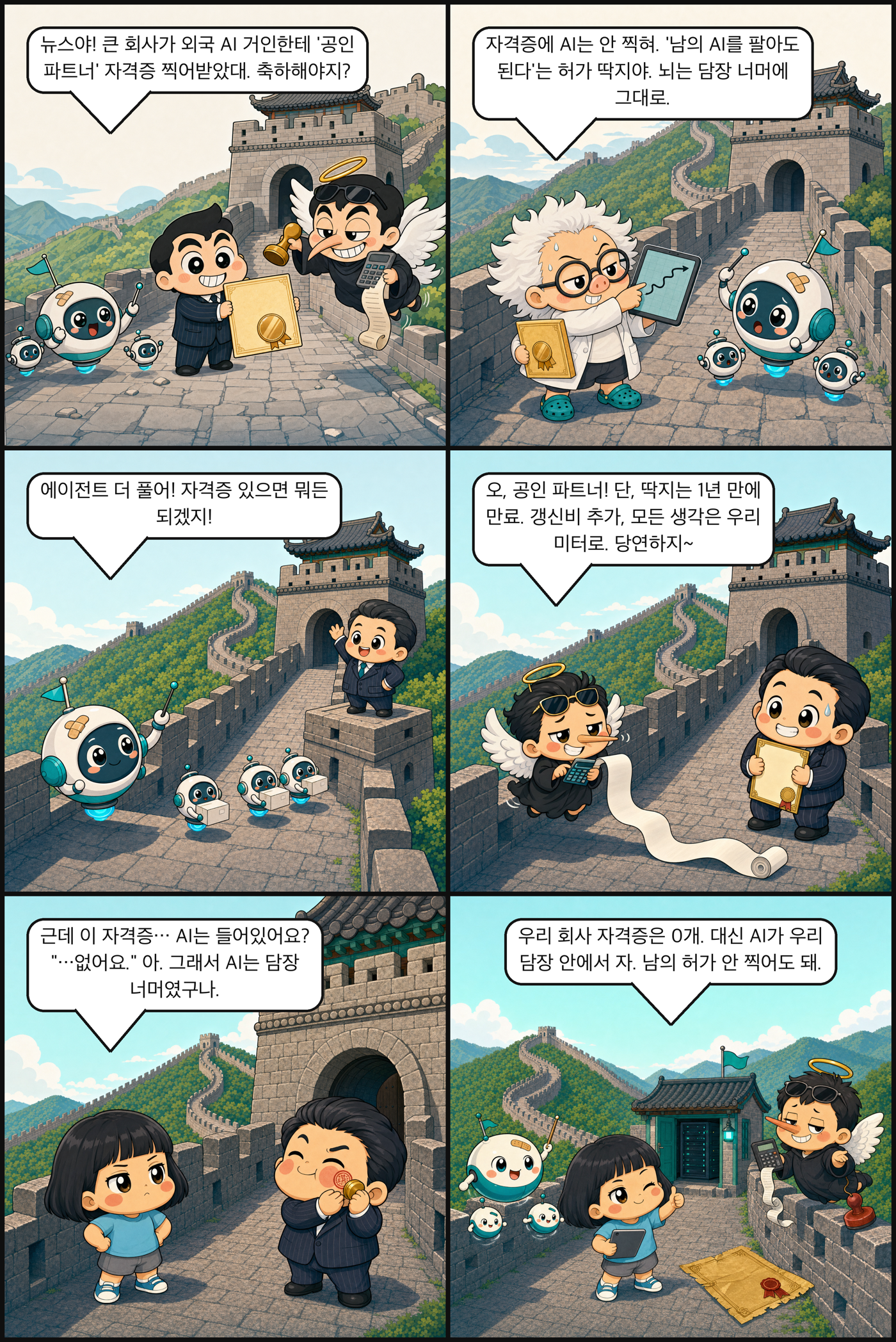 공인 파트너 자격증엔 뇌가 안 찍혀