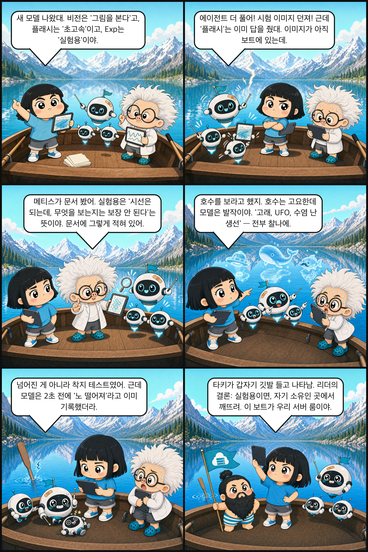 플래시라 부르는 모델이, 노 빠짐을 2초 전에 봤다