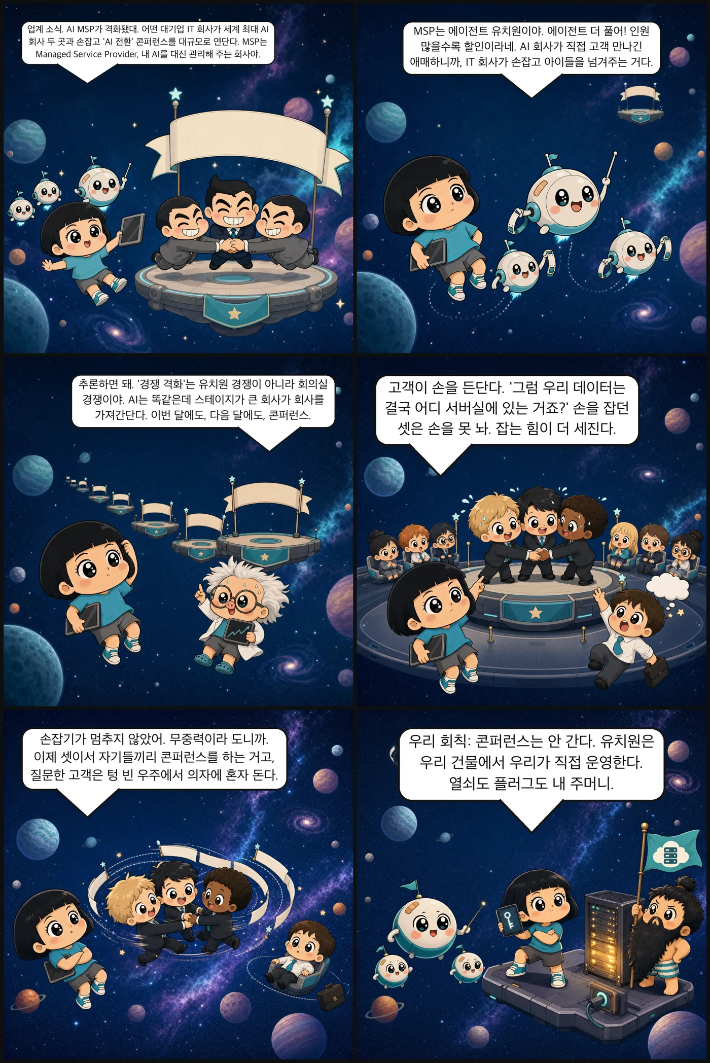 손잡이가 콘퍼런스가 되다