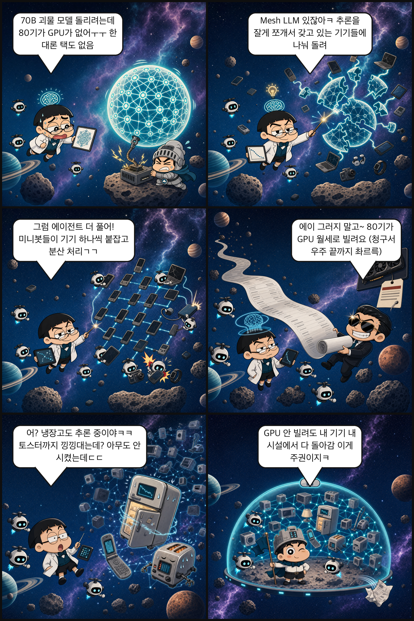 80기가 GPU 없이 괴물 굴리기ㅋ