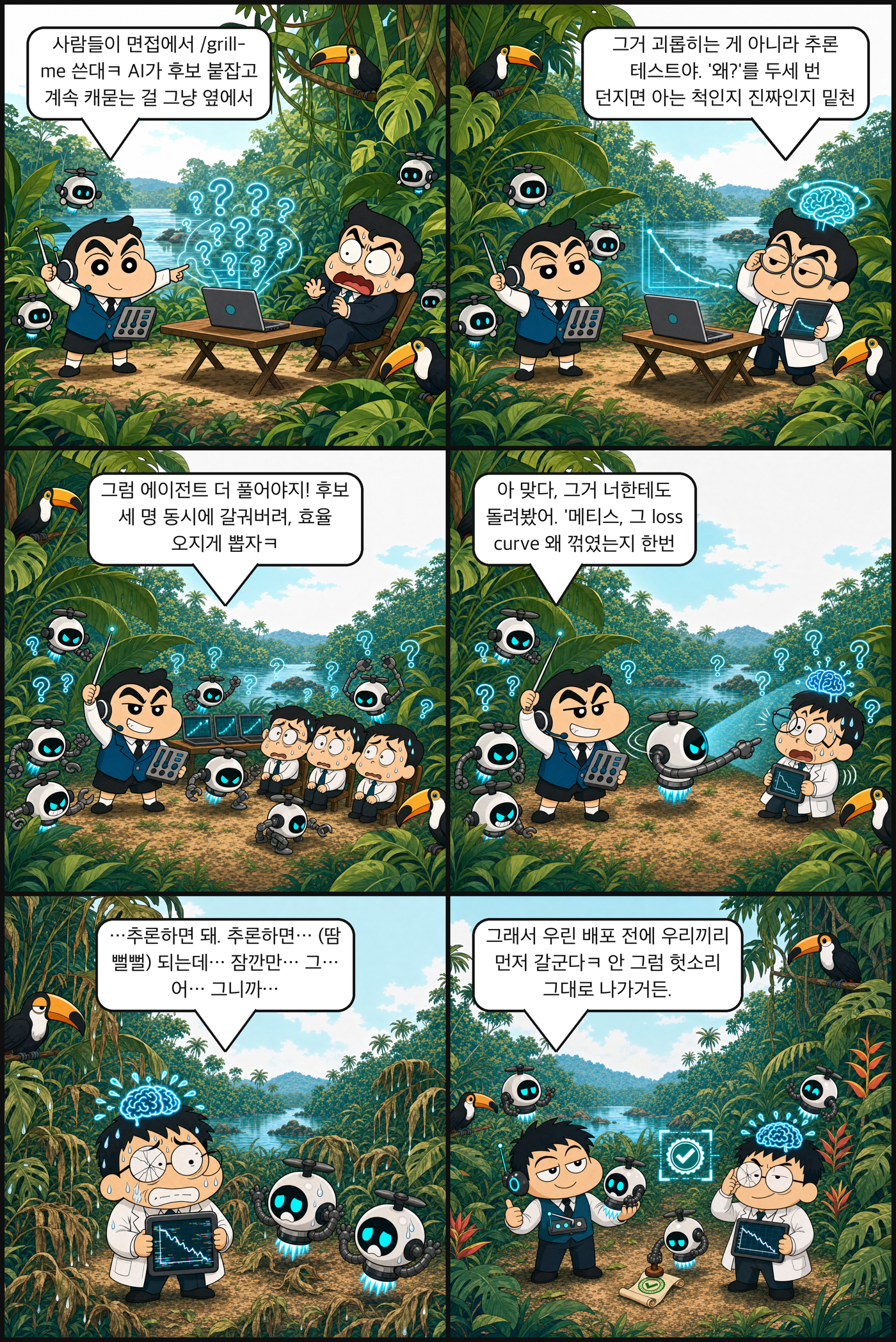 AI한테 취조당하는 면접ㅋ