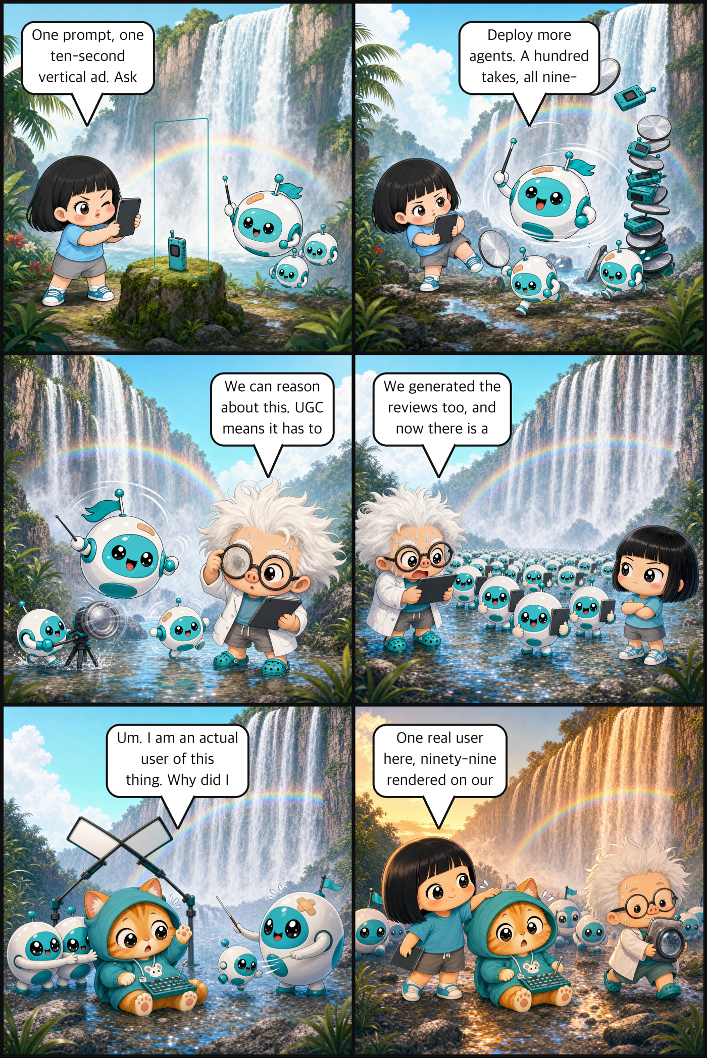 User-Generated, Minus the Users