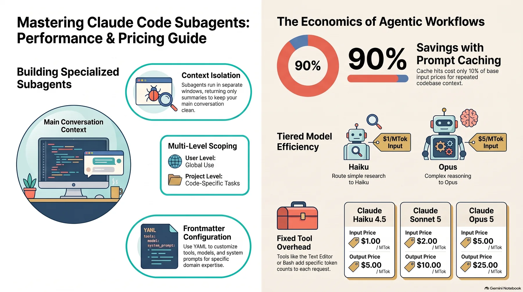 Key-concept summary infographic 1
