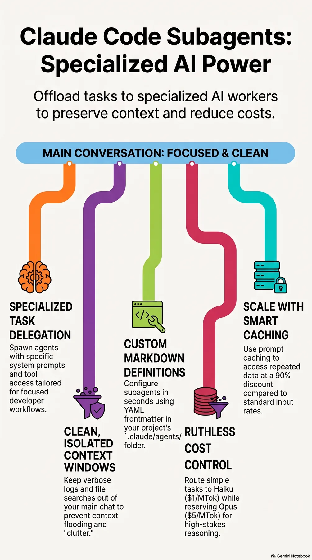Key-concept summary infographic 2