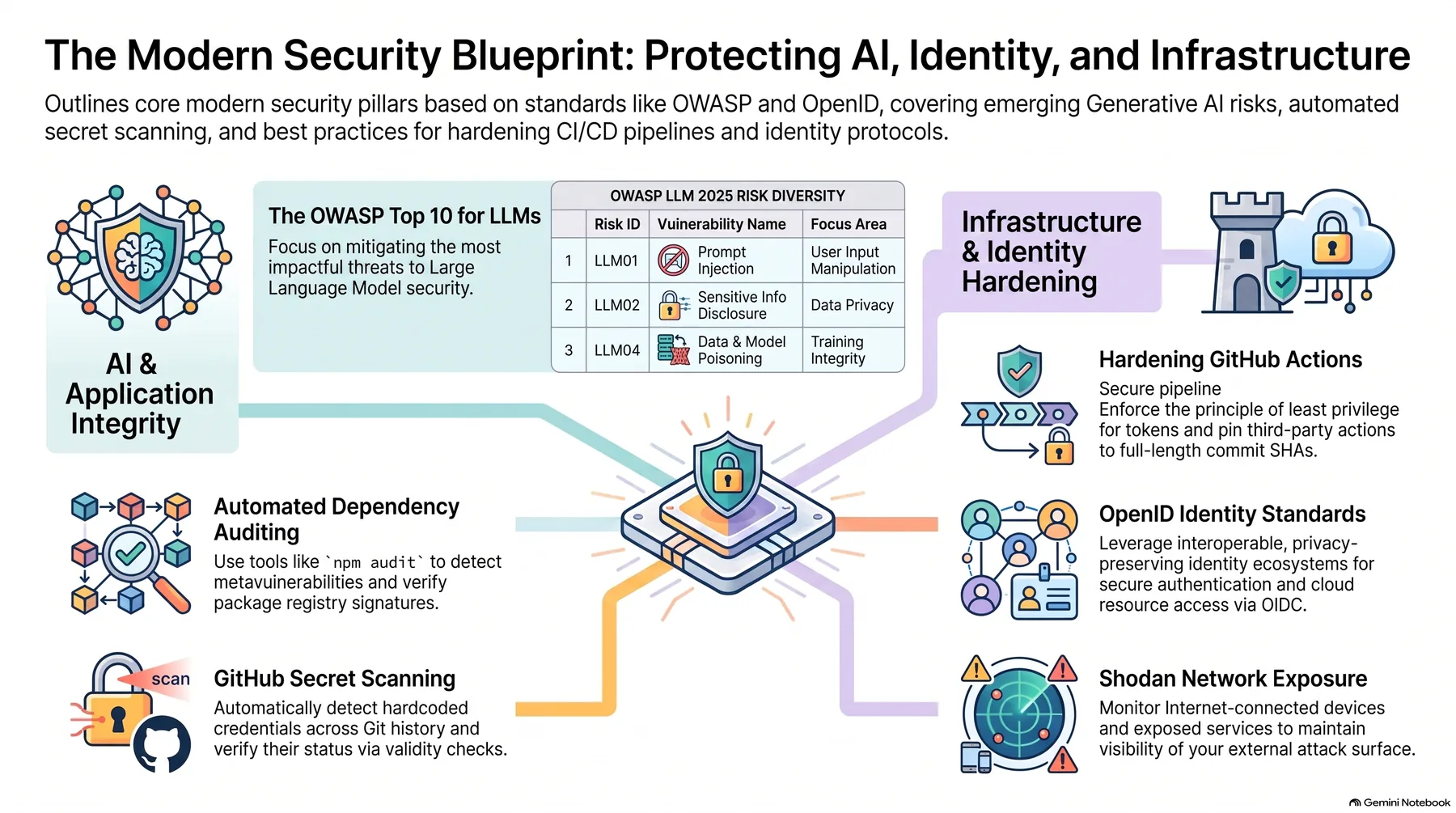 Key-concept summary infographic 1