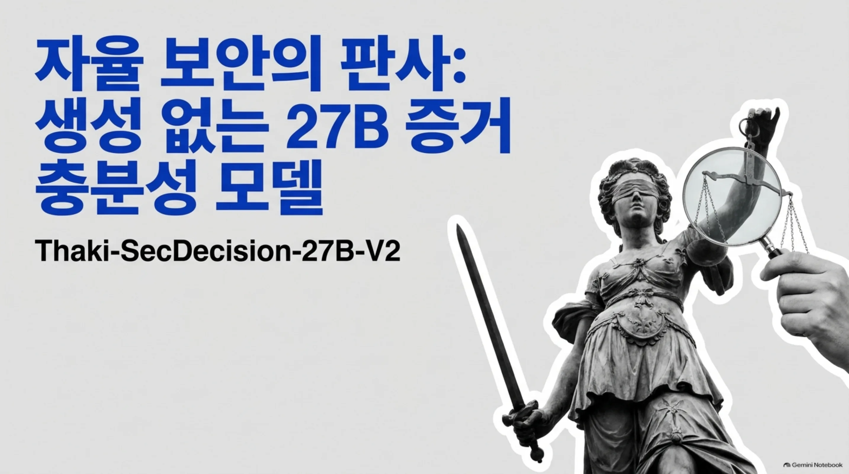 secdecision-27b-v2-evidence-sufficiency 슬라이드 1
